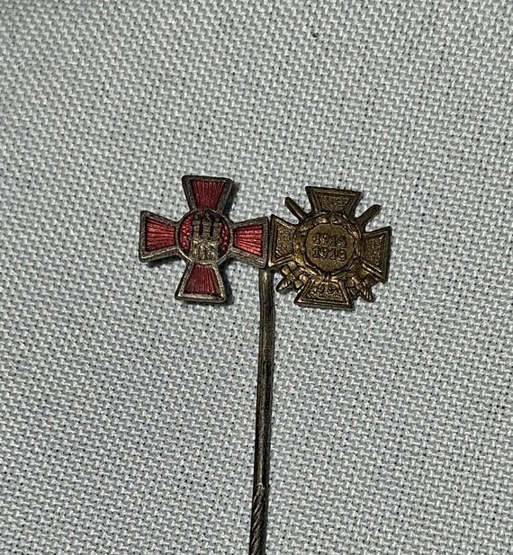 German Dual-Stickpin WWI Commemorative