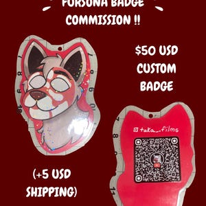 Custom Fursona Badges!