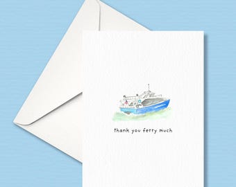 NYC Ferry Thank You Card