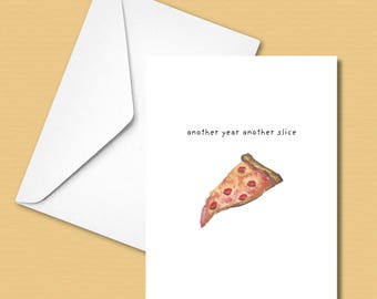 Pizza birthday card NYC