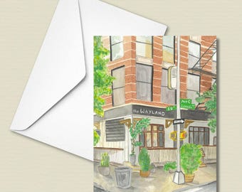 East Village Wayland Greeting Card Blank NYC