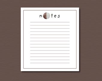 Black And White Cookie Notepad NYC