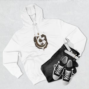 Moon Stars Cosmic Meditation Hoodie, Spiritual Pyramid Star Moon Eyes Hoody, Universe Sweatshirt, Positive Sweater