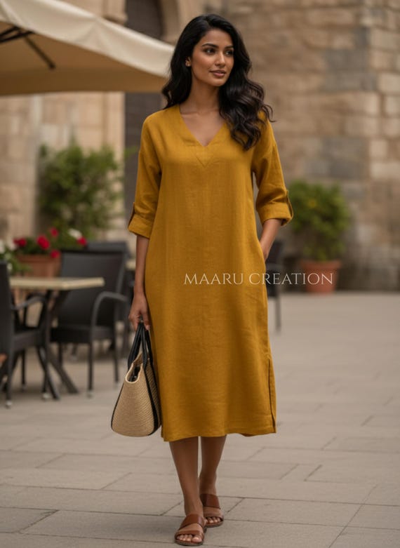 gap casual midi dress Women's Short Sleeve Splitneck Dress, Black, Small at Amazon Women's Clothing store eye closure at side Women's Cream Satin Cowl Color:As on photo mens-shoes-work