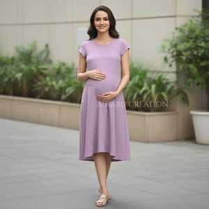 open lace back dress Purple Rib Jersey Midi Dress Tie Waist