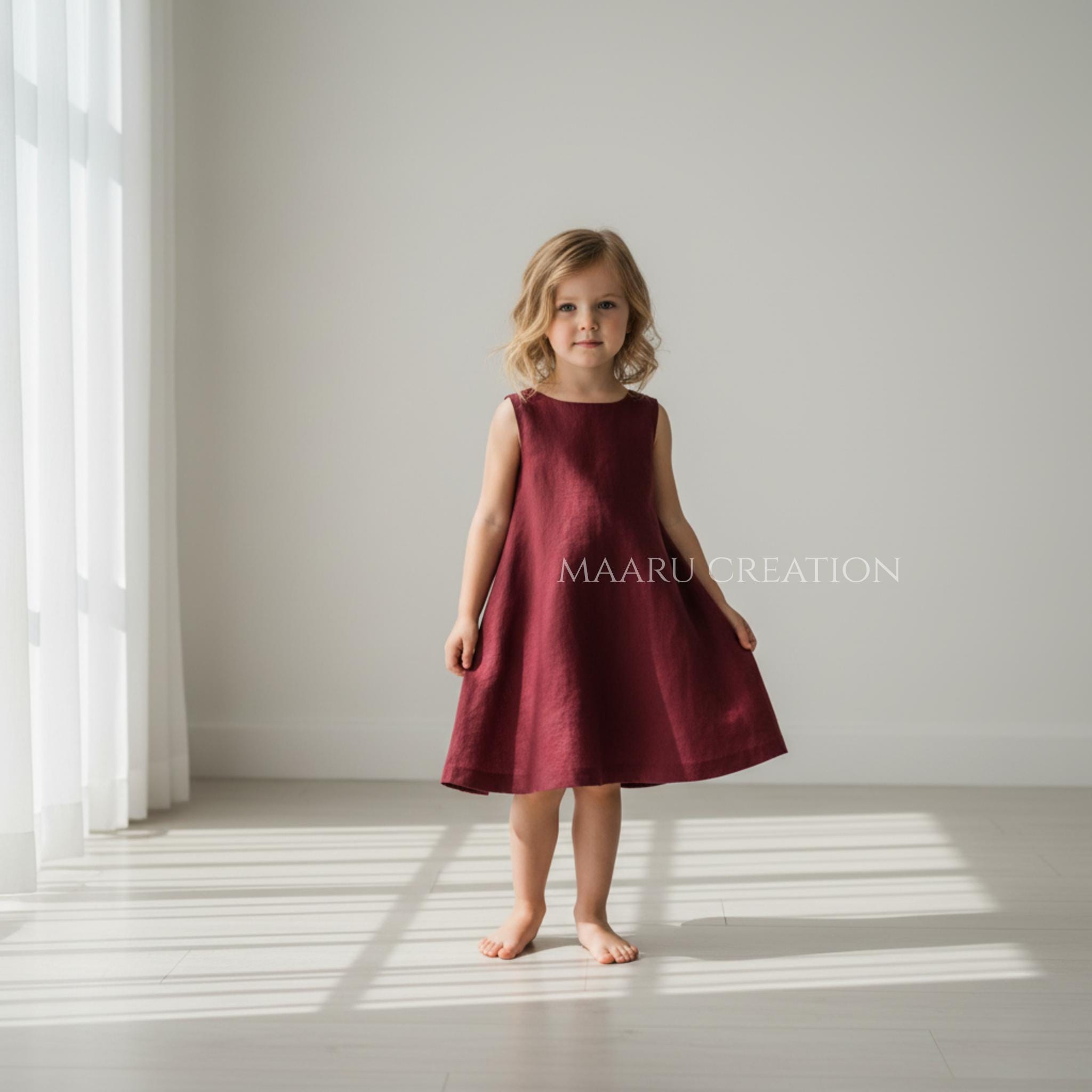 Brown Junior Bridesmaid Dress - Etsy