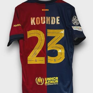 Jules Kounde Signed Fc Barcelona Shirt Jersey WITH video PROOF & COA