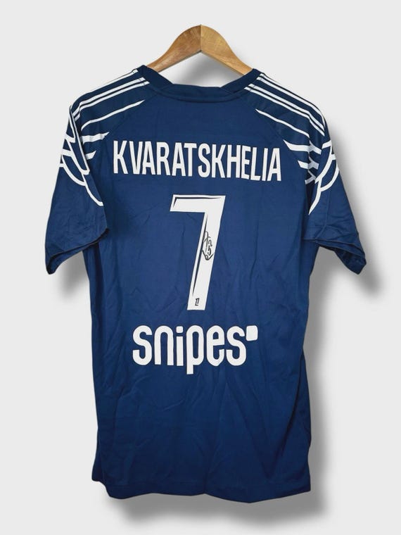 Khvicha Kvaratskhelia Signed Paris Psg Shirt Jersey WITH Proof