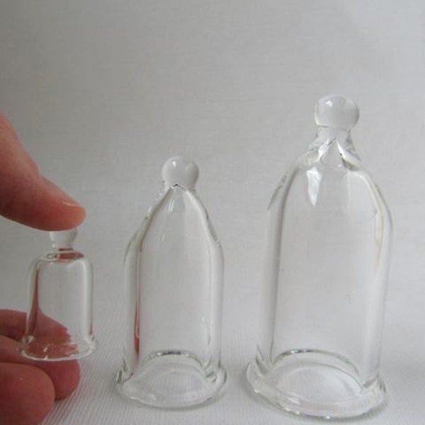 Tiny Bell Jar Set of 3