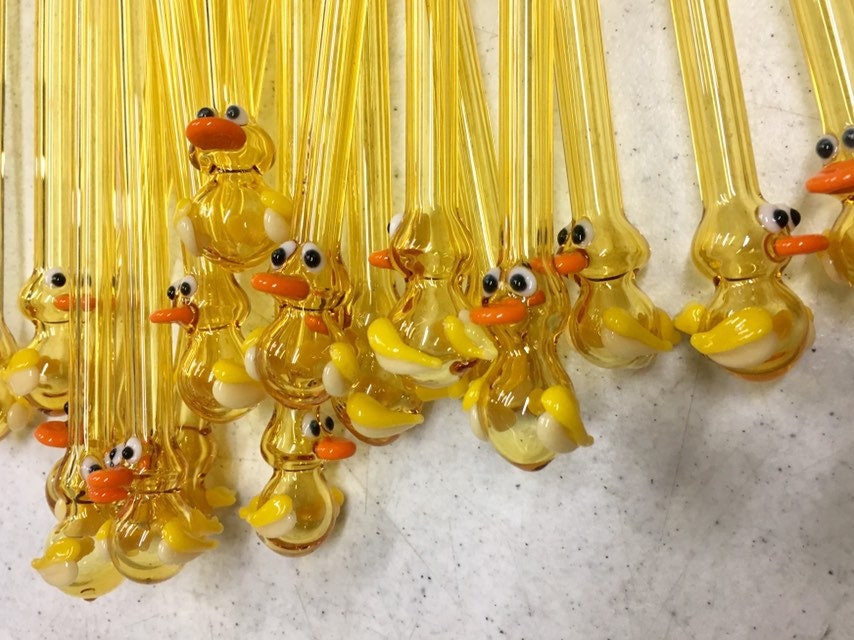Rubber duck straw topper RTS