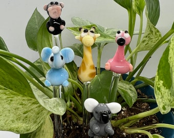 Exotic Animal Plant Stake- Giraffe, Flamingo, Koala Bear, Elephant, Monkey