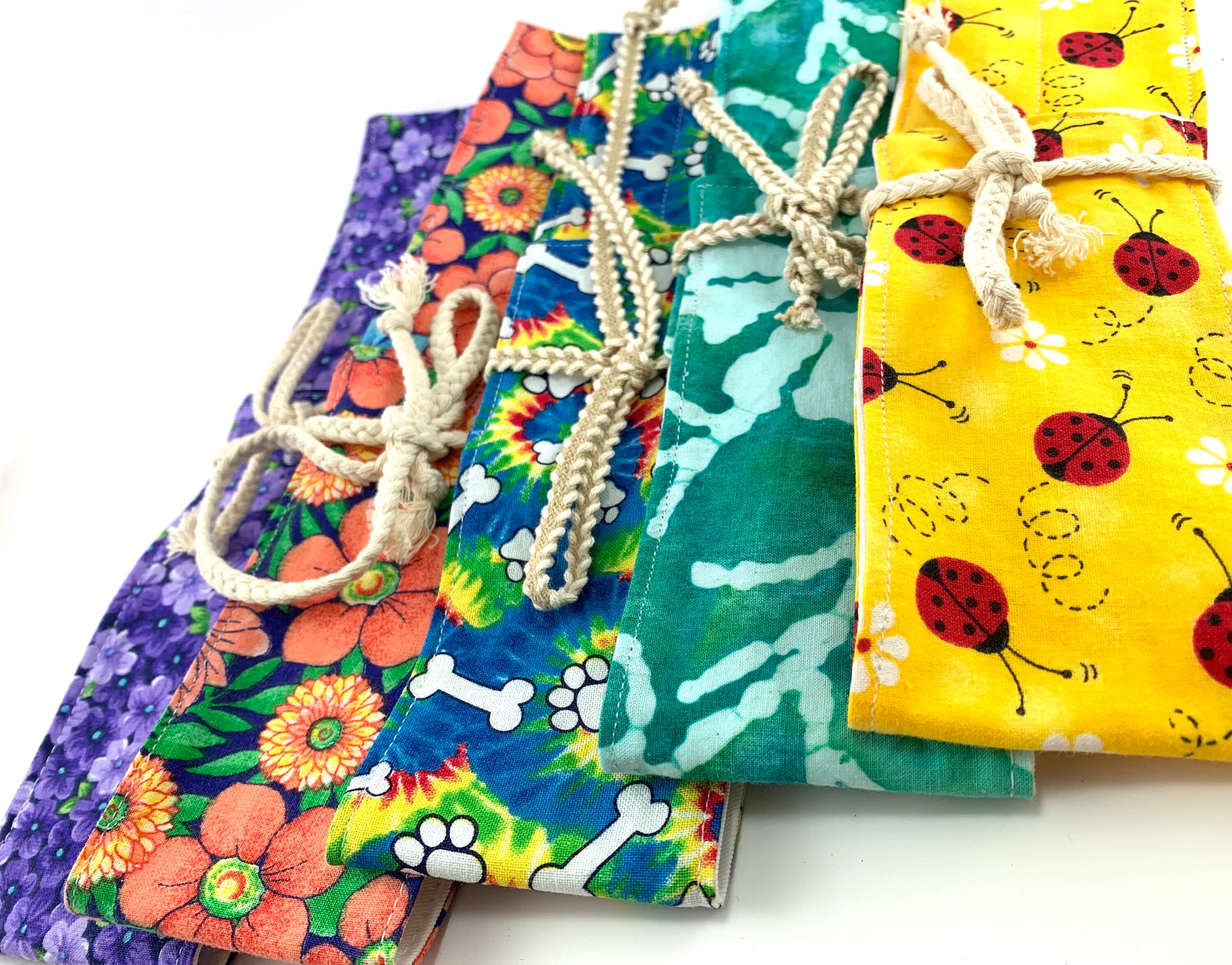 Double Straw Pouch Protective Carrying Pouches for Two Glass Etsy