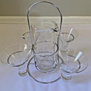 1950 Glasses in a Caddy - Etsy