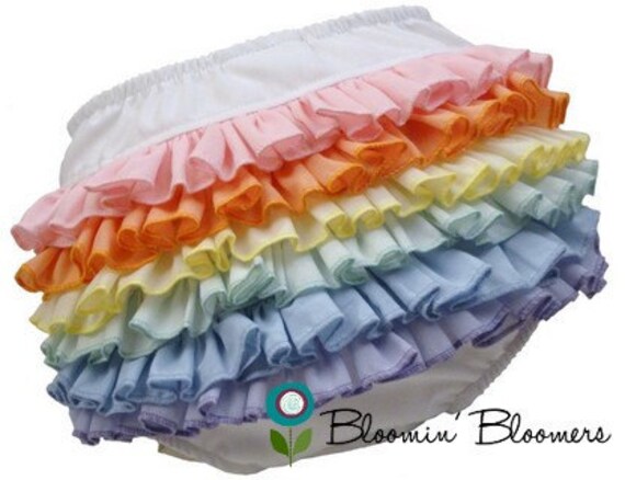 rainbow ruffle panties