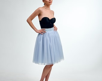 Custom length tulle skirt, Tutu skirt for women, Short tulle skirt, Tiered tulle skirt women, Bridesmaid tulle skirt, Tulle skirts hen do
