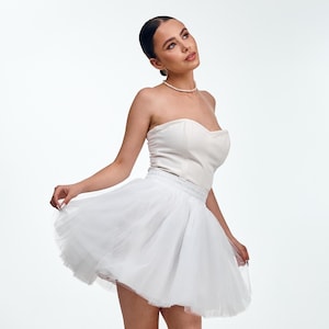 Tutu skirt for women custom length, Short tulle skirt, Handmade tulle skirt, Layered tulle skirt, Tulle skirt adult, Tulle skirt plus size