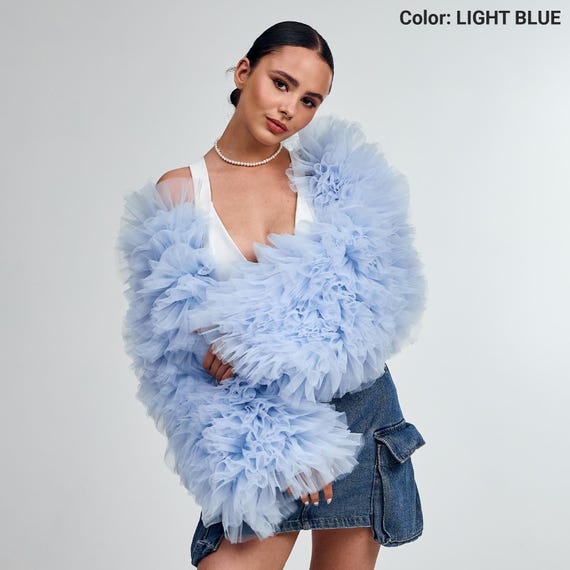 Ruffle Bolero, Burlesque Costume, Drag Queen Costume, Vegas Showgirl Costumes, Bridal Jacket, Bachelorette Outfit, Singer Stage Costume