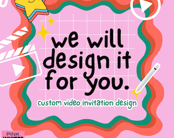 Custom Animated Video Invitation | Luxury Digital Invite for Birthdays, Weddings, Bachelorette Trips & Special Events