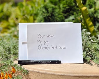Handmade Personalized Greeting Card – Custom Design, Weddings & Birthdays