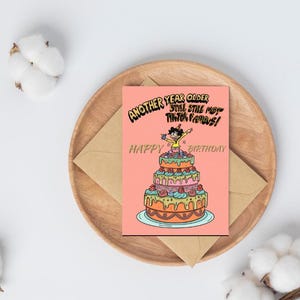 Funny TikTok Birthday Card: Viral Meme Style (Digital Download)