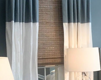 Box Pleated Drapes Etsy