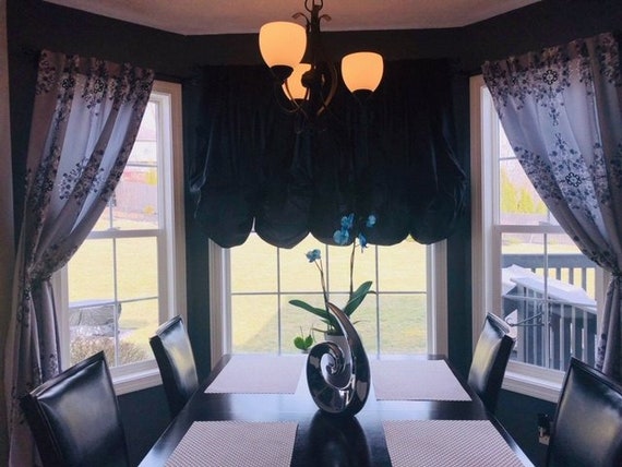 Gathered Balloon Shade Or Valance W Puffy Festoons Etsy
