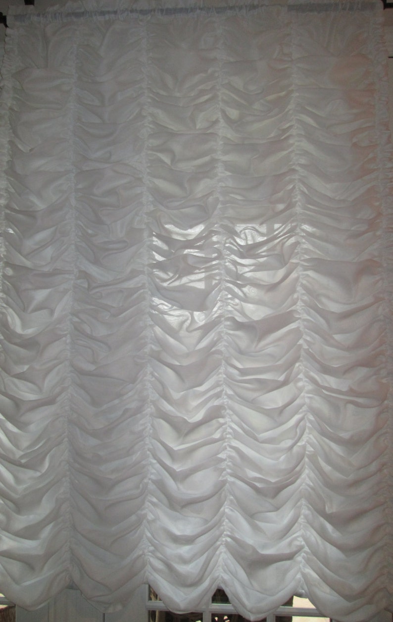 Austrian Balloon Sheer Window Treatments for LARGE WINDOWS & Etsy