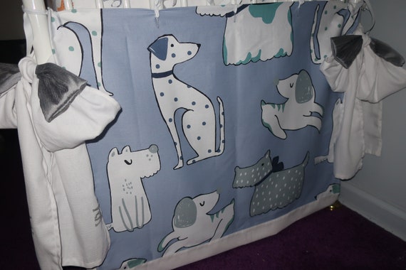 dog themed crib bedding