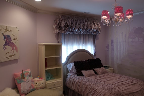 Ruffled Balloon Valance Custom Made Any Color