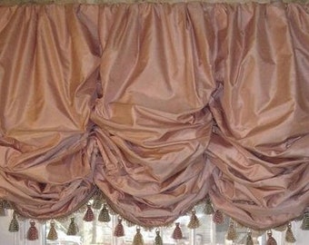 Balloon Valance-over 100 color choices Custom Made