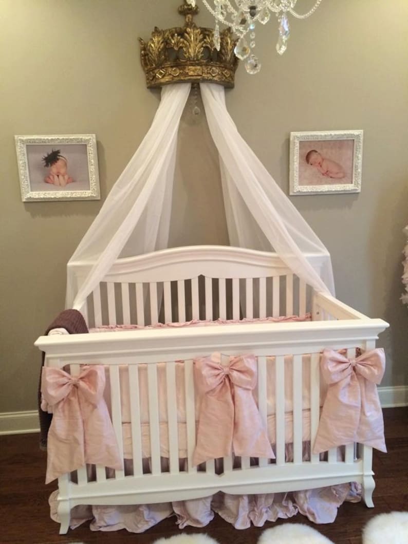 All Silk Bow Accents for Babies Cribs Cradles Room Decor Etsy