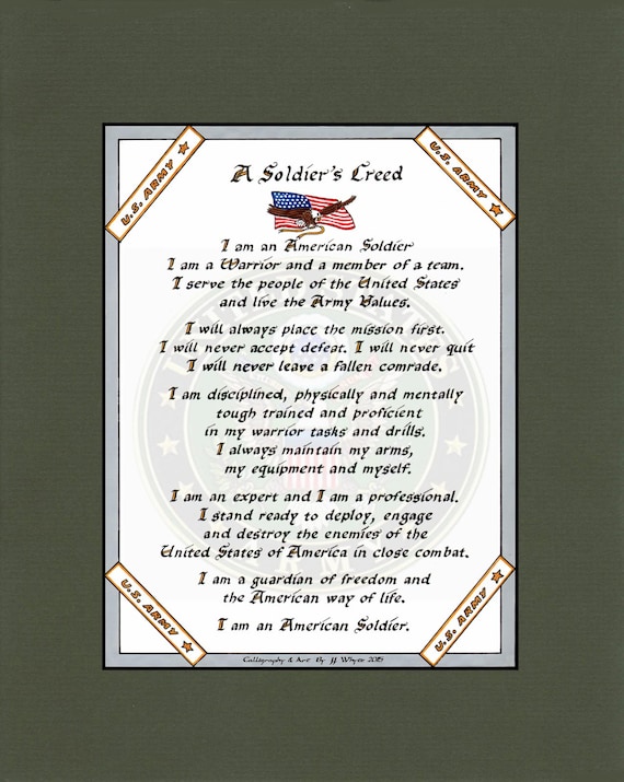 Soldiers Creed
