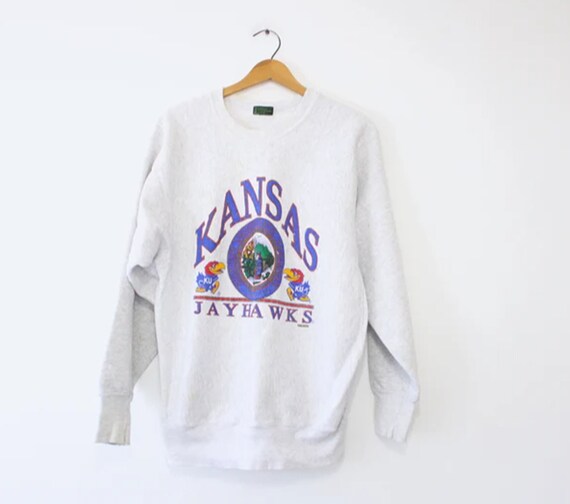 Vintage University of Kansas Jayhawks Sweatshirt | Etsy