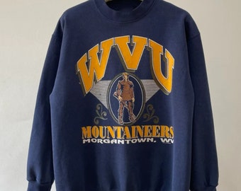 vintage wvu crew neck