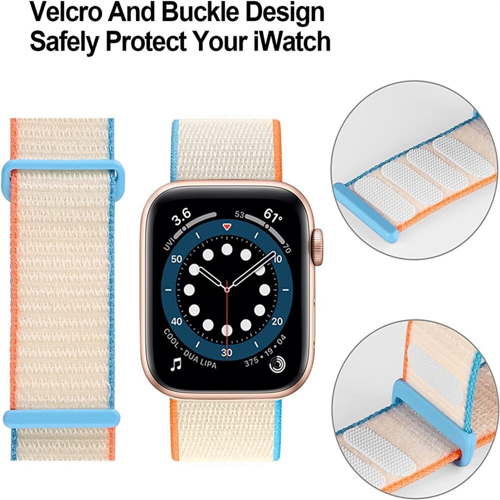 nylon loop apple watch band