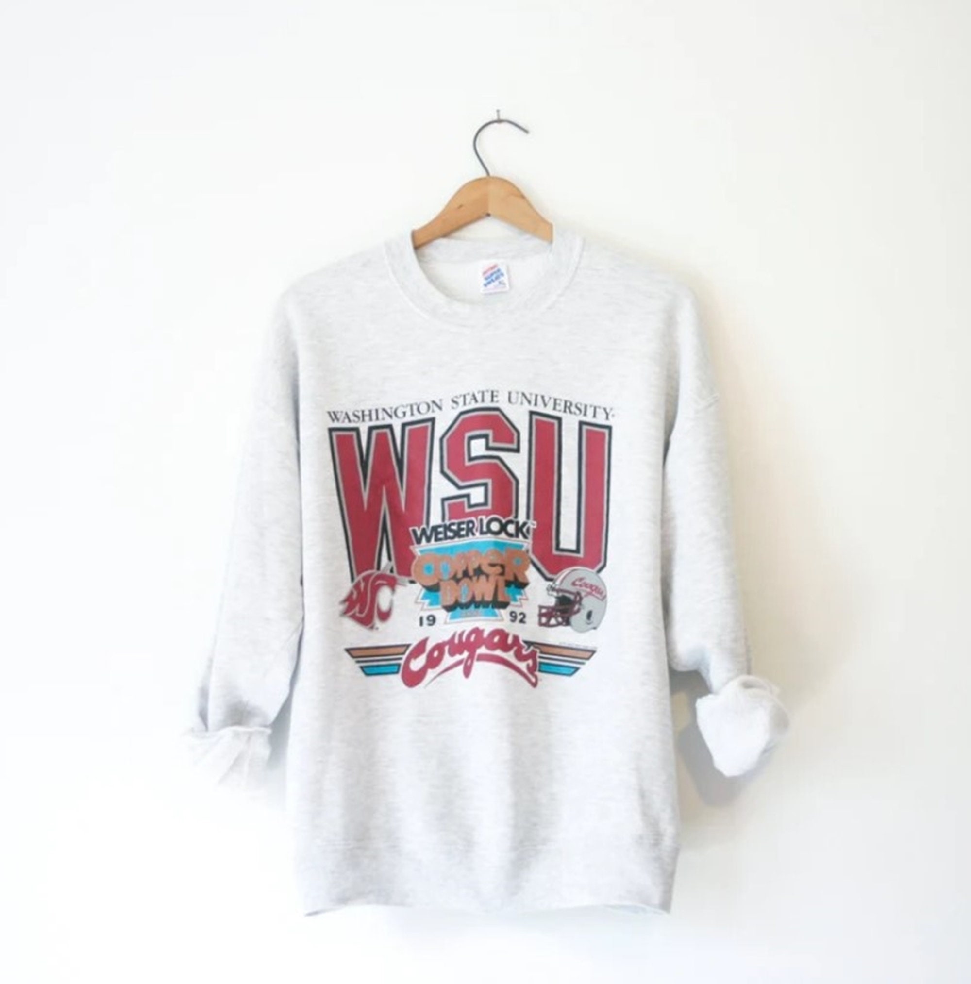 Wsu vintage sweatshirt Clearance