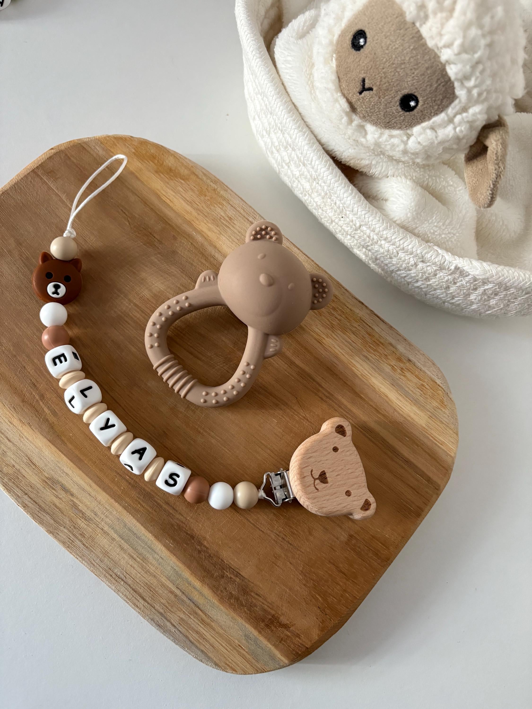 Bear Pacifier Clip UK