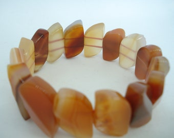 Vintage Carnelian Expanding Bracelet 70's