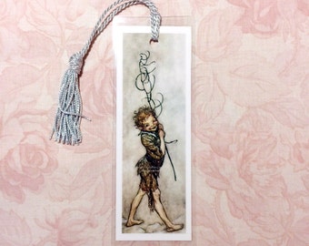 Fairy Bookmark - Puck from Midsummer Night's Dream - Arthur Rackham