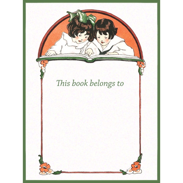 Childrens Bookplates - Etsy