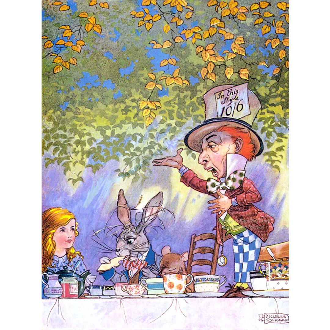 Alice In Wonderland Tea Party Vintage