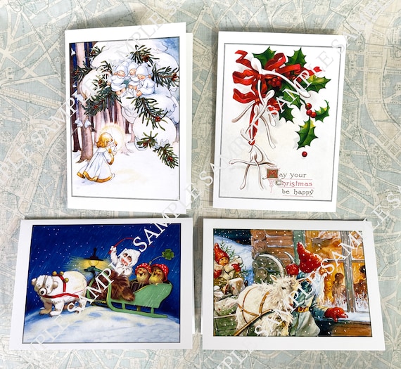 【極希少】Cherub Angel cards for children【絶版】 CHERUB ANGEL PICTURE ANGEL BABIES CHILDREN RELIGIOUS ART
