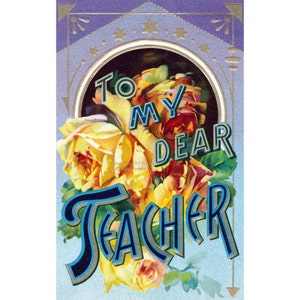 Teacher Notecard - End of Year Thank You Card Gift
