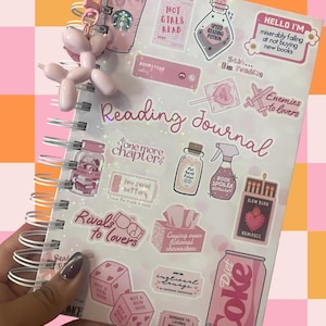 book journal reading journal notebook bookish