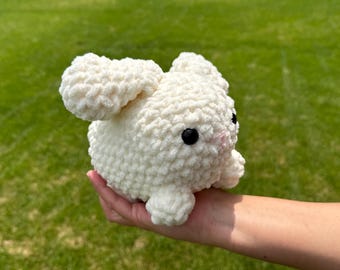 Crochet Coquette Bunny Plush - Etsy