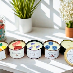 Hand-Poured Soy Candle | 8 oz | Assorted Scents | Victoria BC