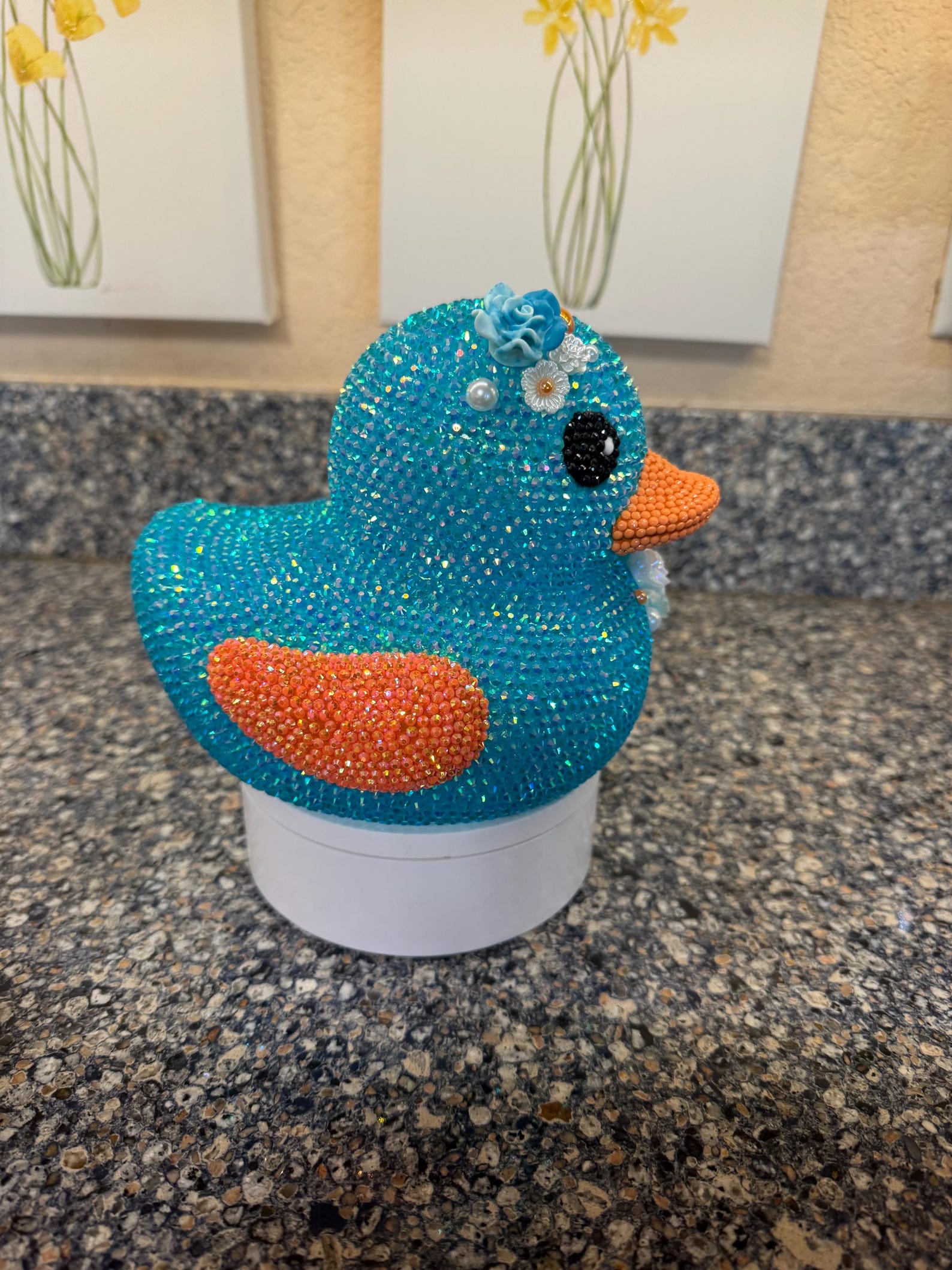Bedazzled Rhinestone Rubber Duck - Large - Etsy