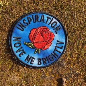 Inspiration, Move Me Brightly handmade Terrapin Station inspired iron on patch, hemp hat, foam trucker. recycled materials.