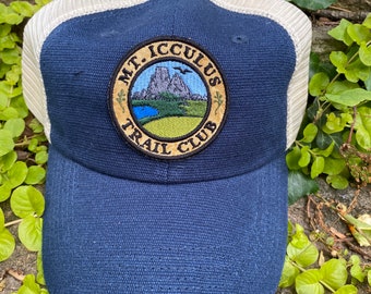 Mt. Icculus Trail Club SOFT FRONT hat, hemp, classic dad cap. The Lizards.