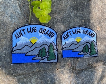 Ain’t Life Grand iron-on handmade patch. Widespread Panic inspired